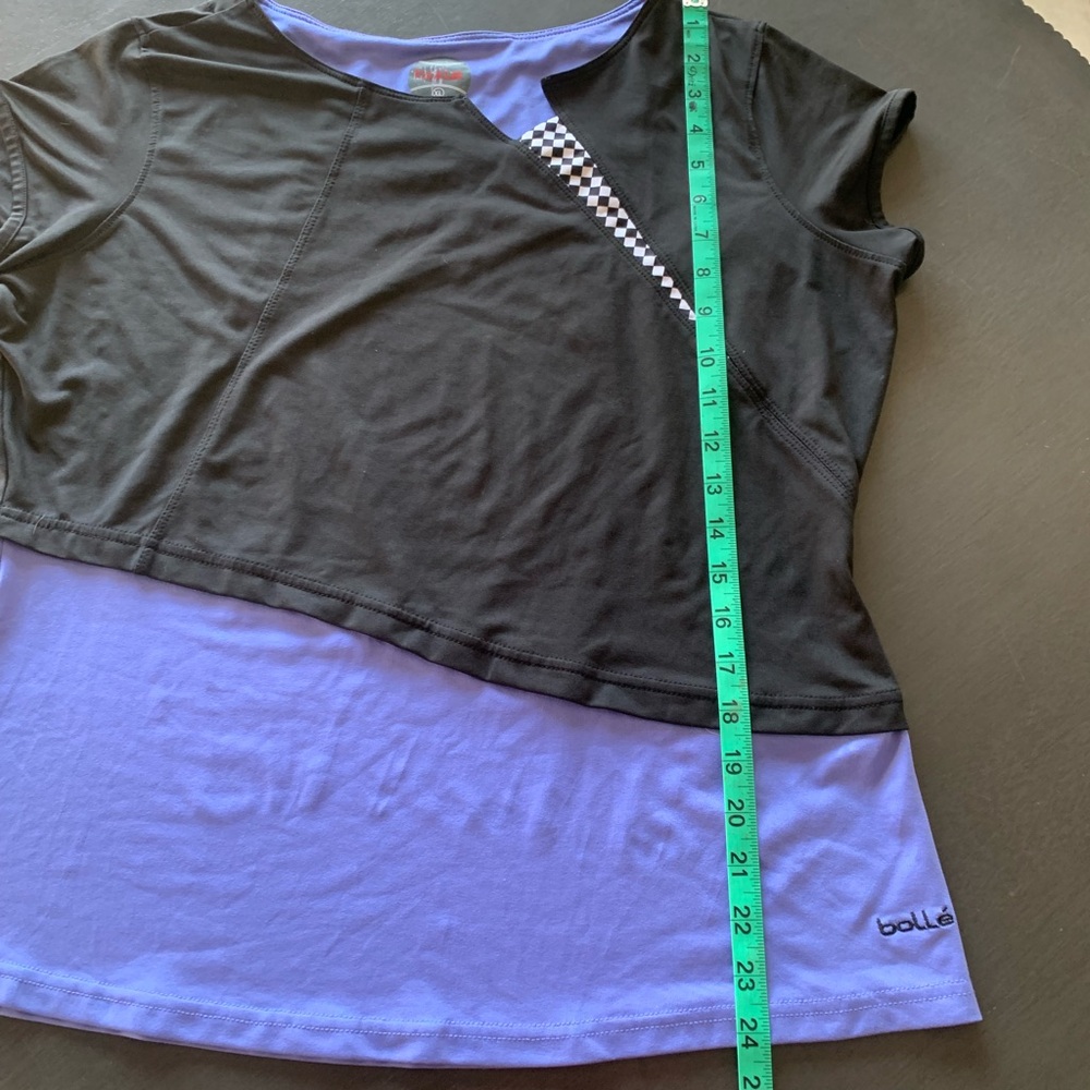Bollé Black And Purple Polyester Athletic Short Sleeve T-shirt Women’s XL - Picture 6 of 7